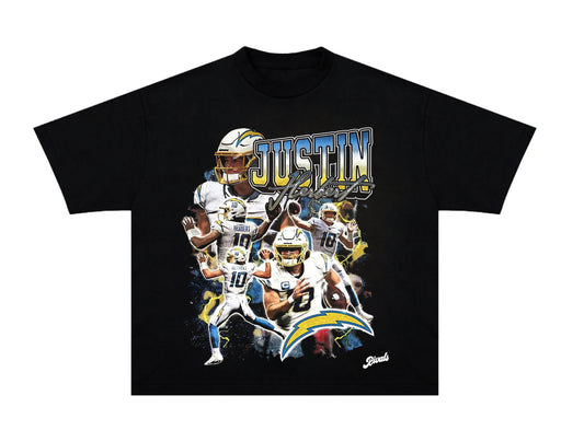 Justin Herbert LA Chargers Graphic T shirt