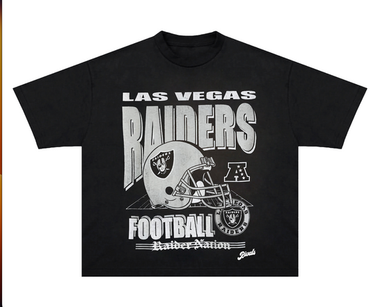 Las Vegas raiders vintage Black T shirt