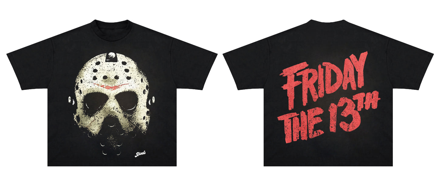 Jason Halloween Big Face T Shirt