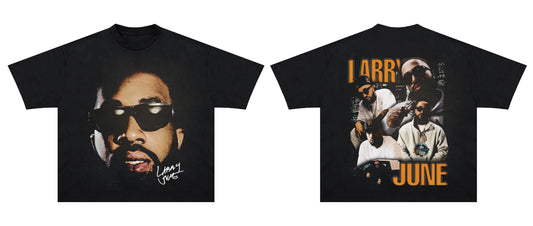 Larry June Double Sided Graphic T Shirt