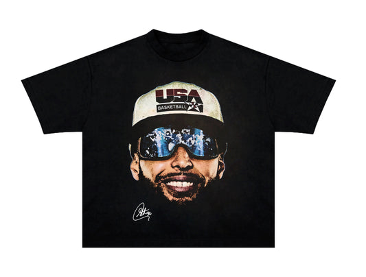 Stephen Curry Team USA Big Face Graphic T Shirt